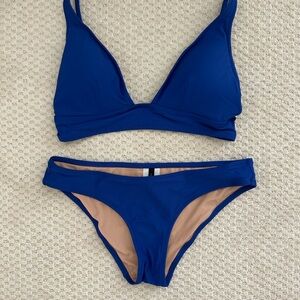 J. Crew Royal Blue Bikini Set